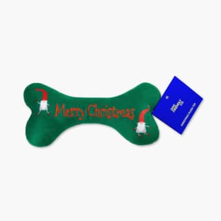Dog Friendly Co. Christmas Bone Plush dog Toy - Medium