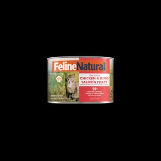 Feline Natural Chicken & King Salmon Feast Wet Cat Food - 170g x 12 (tray)