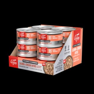 Orijen Salmon & Chicken Entrée Chunks & Shreds in Bone Broth Wet Cat Food - 85g x 12 (pack)