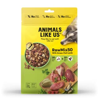 Animals Like Us RawMix50 with Grass-Fed Lamb Freeze Dried Dog Food - 340g