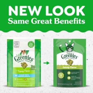 Greenies Catnip Dental Cat Treats - 60g