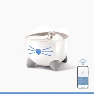 Catit PIXI Smart Stainless Steel Cat Water Fountain - White
