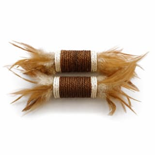 M-PETS Natura Raffia Rolls Cat Chaser Toy - Assorted Colours