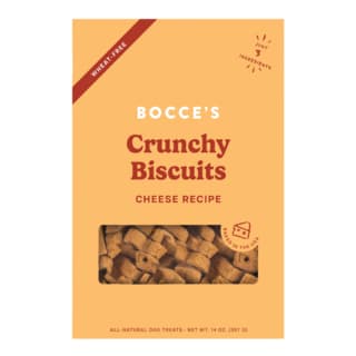 Bocce's Crunchy Biscuits Cheese Dog Treats - 395g