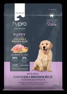 Hypro Premium Wholesome Grains Puppy Chicken & Brown Rice Dry Dog Food - 2.5kg