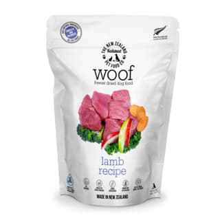 The NZ Natural Pet Food Co WOOF Lamb Freeze Dried Dog Food - 280g