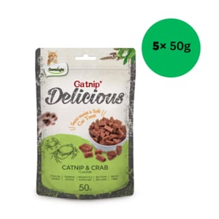 Dentalight Catnip & Crab Cat Treats - 250g (5 x 50g)