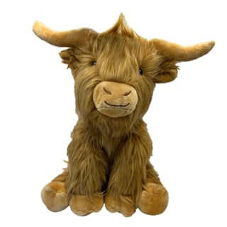 Multipet Highland Shaggy Cow Dog Toy - 20cm