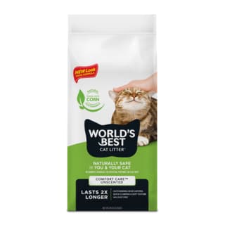World's Best Cat Litter Comfort Care Unscented Clumping Formula - 12.7 kg