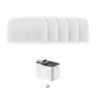PETKIT EverSweet Max Cat and Dog Water Fountain RECT Replacement Filters - 5 Pack