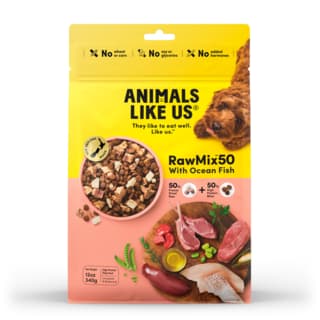 Animals Like Us RawMix50 with Ocean Fish Freeze Dried Dog Food - 340g
