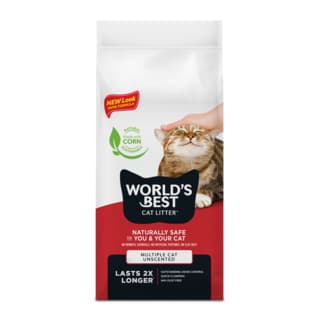 World's Best Cat Litter Multiple Cat Clumping Formula - 3.18 kg