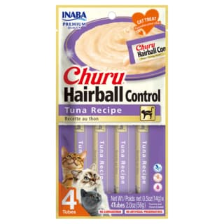 Inaba Churu Hairball Control Tuna Cat Treats - 112g (2 x 56g)