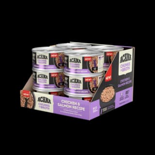 ACANA Kitten Chicken & Salmon Recipe Chunks in Broth Wet Cat Food - 85g x 12 (tray)