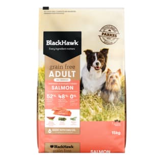 Black Hawk Grain Free Adult Salmon Dry Dog Food - 7kg