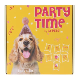 M-PETS Party Time Lady Birthday Party Pack For Dogs - 8 Pack