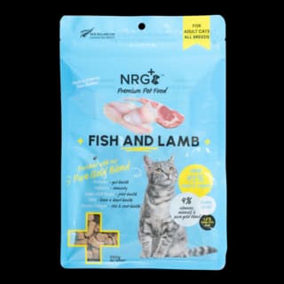 NRG+ Pure Gold Blend Fish & Lamb Freeze Dried Cat Food - 50g