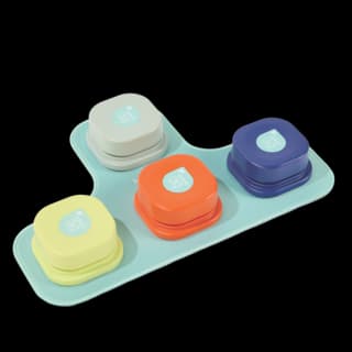 M-PETS Chatty Dog Talking Button Mat - Set of 4