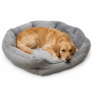 Pup & Purr Dream Nest Cat and Dog Bed - Large, Light Grey