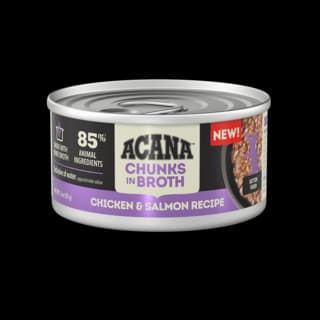 ACANA Kitten Chicken & Salmon Recipe Chunks in Broth Wet Cat Food - 85g