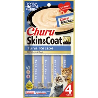 Inaba Churu Skin & Coat Tuna Cat Treats - 56g