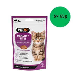VetIQ Healthy Bites Nutri Booster Kitten Vitamin Treats - 325g (5 x 65g)