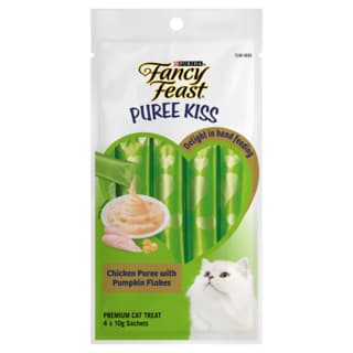 Fancy Feast Puree Kiss Chicken with Pumpkin Flakes Cat Treats - 40g
