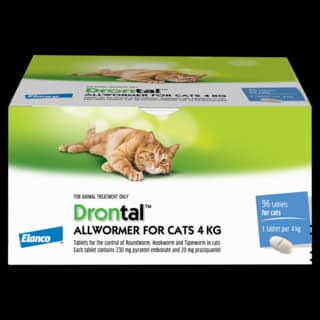Drontal Allwormer Tablets for Cats Bulk Pack - 4kg