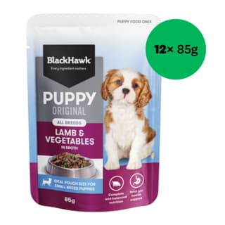 Black Hawk Original Puppy Lamb Wet Dog Food - 85g x 12