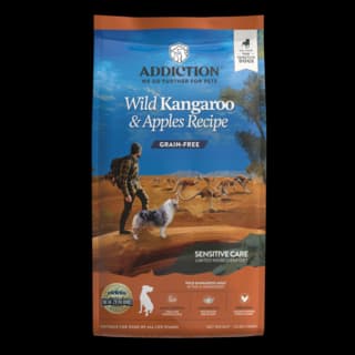Addiction Grain-Free Wild Kangaroo & Apples Sensitive Care Dry Dog Food - 15kg