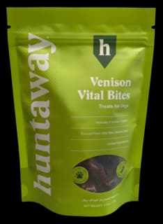 Huntaway Venison Vital Bites Dog Treats - 85g