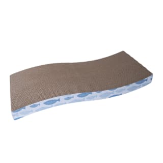 Pup & Purr Tough Wave Cardboard Cat Scratcher - Medium