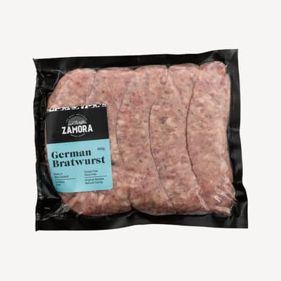 Zamora German Bratwurst 450g