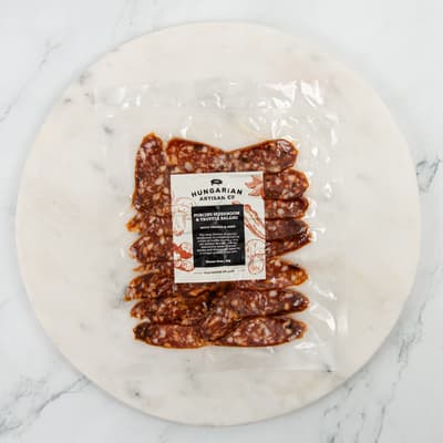 The Hungarian Artisan Co Porcini Truffle Salami Sliced 80g