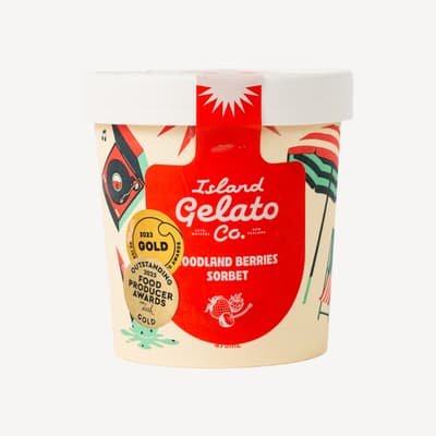 Island Gelato Co Woodland Berries Sorbet 475ml