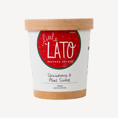 Little Lato Strawberry & Mint Sorbet 455ml