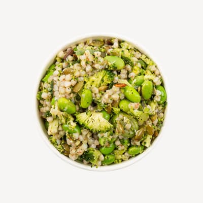 Small Buckwheat, Edamame & Broccoli Salad