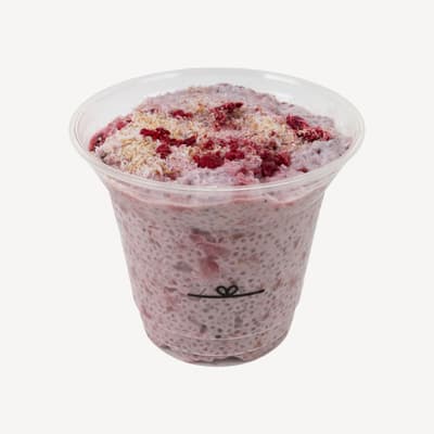 Farro Raspberry Coconut Chia Pot 260g (12.2g Fibre, 9g Protein)