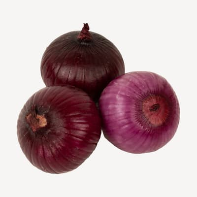 Red Peeled Onions