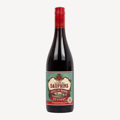 Les Dauphins Cotes Du Rhone Rouge 750ml