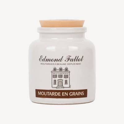 Fallot Moutarde En Grains Stoneware Jar 250g