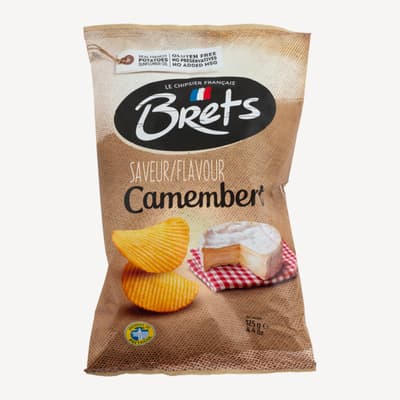 Brets Camembert Chips 125g