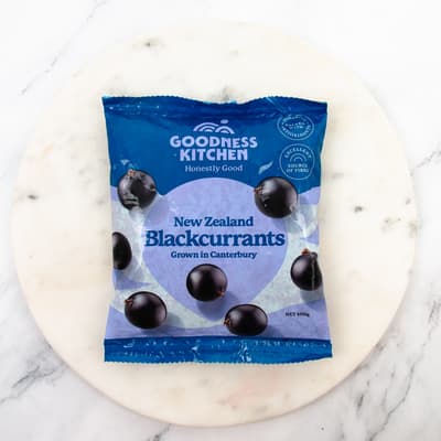 Goodness Kitchen New Zealand Blackcurrants 400g