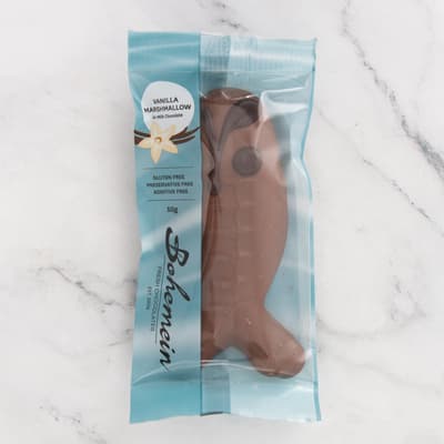 Bohemein Marshmallow Milk Chocolate Fish 50g