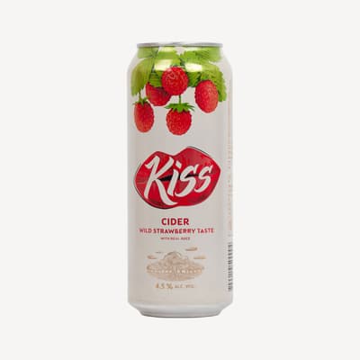 Kiss Wild Strawberry Cider 500ml