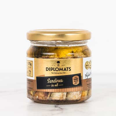 Diplomats Baltic Sardines Smoked In Oil 175g