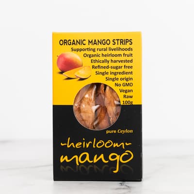 Kokonati Organic Dried Tropical Mango Strips 100g