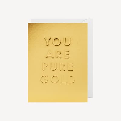 Oxted You Are Pure Gold Small Card