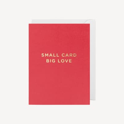 Oxted Big Love Small Card