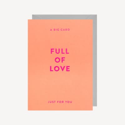 Oxted a Big Card Full Of Love Large Card